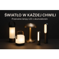 Lampy akumulatorowe LED