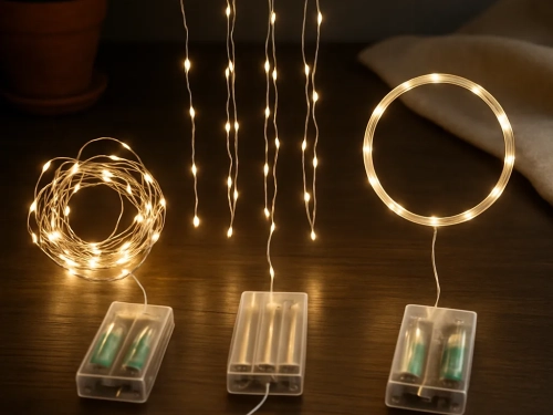 Lampki LED na baterie — porównanie wariantów z tej samej kategorii