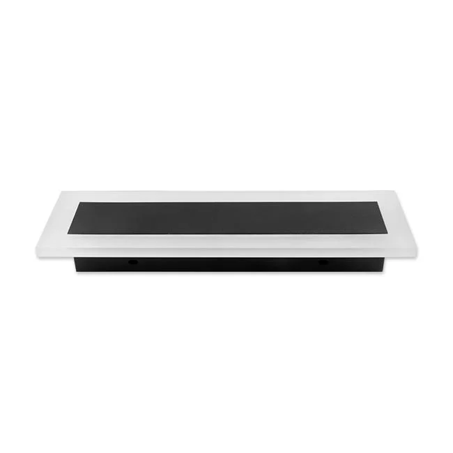 Kinkiet LED 9W 4500K IP65 czarny 30cm do elewacji i fasady