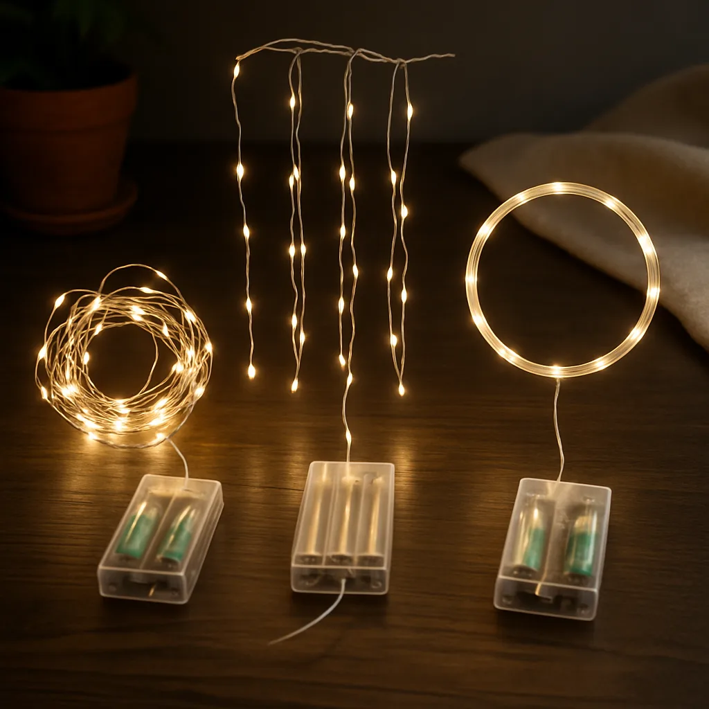 Porównanie wariantów lamp LED na baterie
