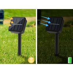 Girlanda ogrodowa solarna lampki 20 led multikolor