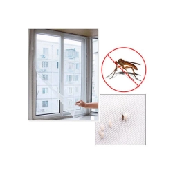 Moskitiera na okno siatka biała 130x150 cm komary