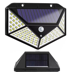 Lampa solarna 100 led z czujnikiem zmierzchu i ruchu