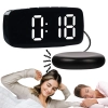 Budzik zegar elektroniczny z padem wibracyjnym led alarm cyfrowy sieciowy Budzik zegar elektroniczny z padem wibracyjnym led alarm cyfrowy sieciowy