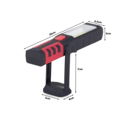 Lampa latarka warsztatowa 3w1 led cob akumulator