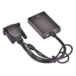 Kabel adapter konwerter vga-hdmi full hd d-sub z jack 3.5 i usb - zdjęcie 3