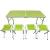 Zestaw stolik stół turystyczny składany kempingowy duży 4 krzesła walizka