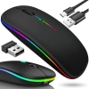 Mysz optyczna bezprzewodowa slim 2,4 GHz Bluetooth do laptopa PC Verk Group model 287867044