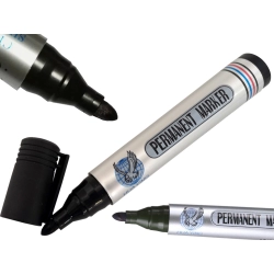 Marker pisak permanentny czarny wododporny okrągły