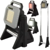 Halogen reflektor akumulator przenośny led smd usb — Czarno - srebrny