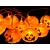 Lampki 10 led wiszące dynie halloween 200cm świecąca dekoracja ozdoba dynia