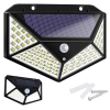 Lampa solarna Verk Group 100 LED z czujnikiem zmierzchu i ruchu praktyczne oświetlenie ogrodowe