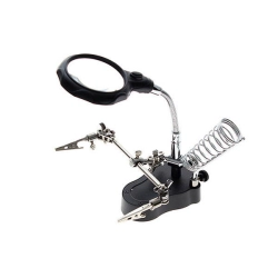 Lupa trzecia ręka uchwyt podświetlenie diody led