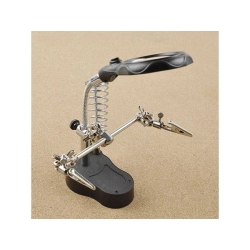 Lupa trzecia ręka uchwyt podświetlenie diody led