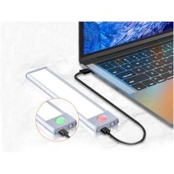 Lampka samoprzylepna listwa podszafkowa usb 23cm