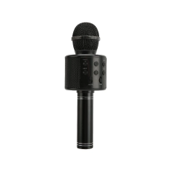 Mikrofon bezprzewodowy bluetooth głośnik karaoke modulator głosu okrągły