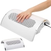 Pochłaniacz pyłu manicure 40W z 3 wiatrakami i 2 workami dla czystego stanowiska pracy