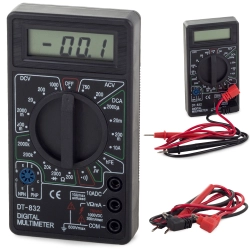 Miernik multimetr tester cyfrowy z sygnałem lcd