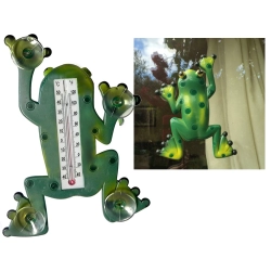 Termometr zewnętrzny zaokienny na przyssawki żaba