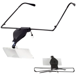 Lupa okulary zegarmistrzowska led 3,5x wymienne