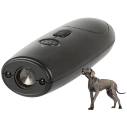 Odstraszacz psów ultradźwiękowy do tresury latarka