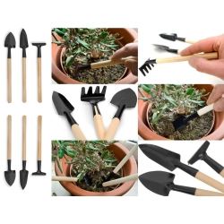 Zestaw narzędzi ogrodniczych grabki łopatka 3w1 mini narzędzia do doniczek