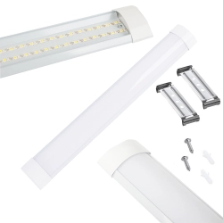 Lampa led oprawa natynkowa świetlówka 60cm 18w CIEPŁA