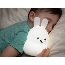 Lampka nocna dla dzieci led królik dotyk rgb pilot
