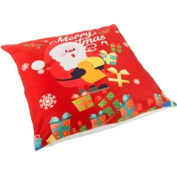 Poszewka świąteczna na poduszkę 45x45 na boże narodzenie mikołaj prezenty