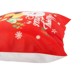 Poszewka świąteczna na poduszkę 45x45 na boże narodzenie mikołaj prezenty