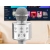 Mikrofon bezprzewodowy bluetooth głośnik karaoke okrągły z etui różne tryby