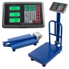 Elektroniczna waga magazynowa z LCD i oparciem do 100 kg dla wygody ważenia