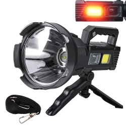 Latarka szperacz statyw dioda cree led xhp50 cob