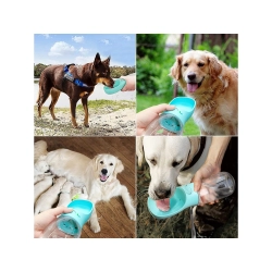 Butelka miska na wodę przenośna poidło dla psa na spacer turystyczna 380ml