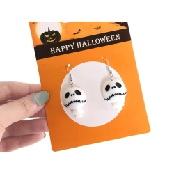 Kolczyki na halloween halloweenowe na imprezę bal duch dynia cukierek oko