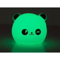 Lampka nocna dla dzieci led panda rgb dotyk