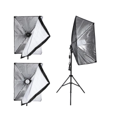 2x 135w lampa światło soft box zestaw statyw domowe studio foto żarówka