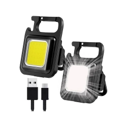 Lampka brelok led cob magnes latarka usb otwieracz