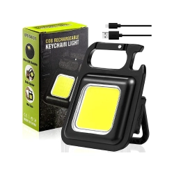 Lampka brelok led cob magnes latarka usb otwieracz