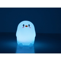Lampka nocna dla dzieci led pingwin rgb dotyk usb