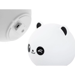 Lampka nocna dla dzieci panda rgb pilot led usb