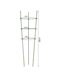 Podpora do roślin kwiatów pierścieniowa okrągła