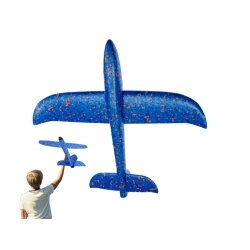 Samolot styropianowy szybowiec rzutka duży z styropianu 47cm niebieski
