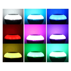 Żarówka kolorowa led rgb głośnik bluetooth pilot