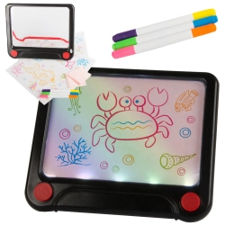 Tablet graficzny do rysowania znikopis LED neon Verk Group
