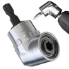 Adapter kątowy nasadka do wkrętarki uchwyt hex — Srebrny