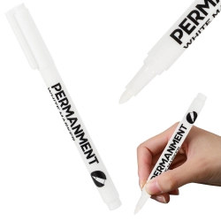Marker pisak permanentny biały do opon szyb stali Verk Group