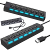 Rozgałęźnik USB 7x USB 2.0 Verk Group model 264404421 do wygodnego podłączania urządzeń