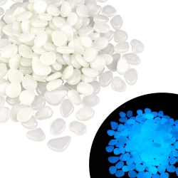 Kamyki świecące fluorescencyjne 100 sztuk do dekoracji i ogrodu
