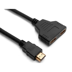 Rozdzielacz hdmi splitter rozgałęźnik 2 porty fhd